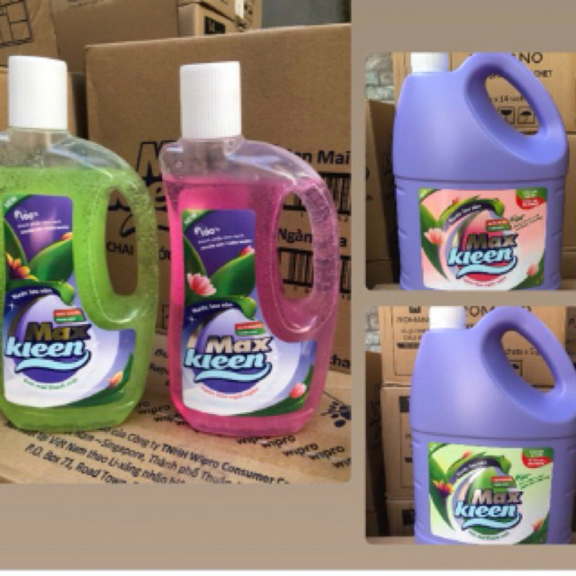 Nước Lau Sàn CAN,TÚI , chai MaxKleen 3.6kg Siêu Tiết Kiệm