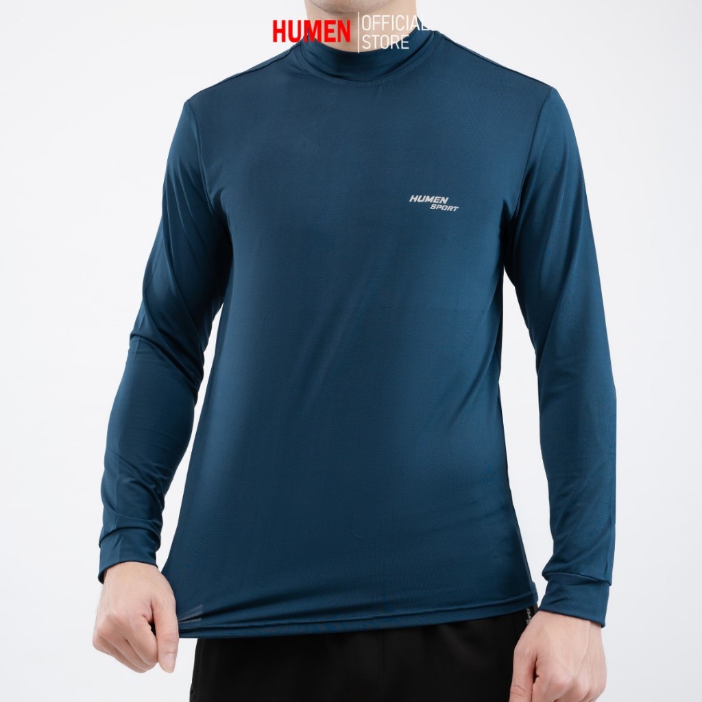 Áo thể thao dài tay giữ nhiệt nam active V2 thoáng khí nhanh khô - Thương hiệu Humen