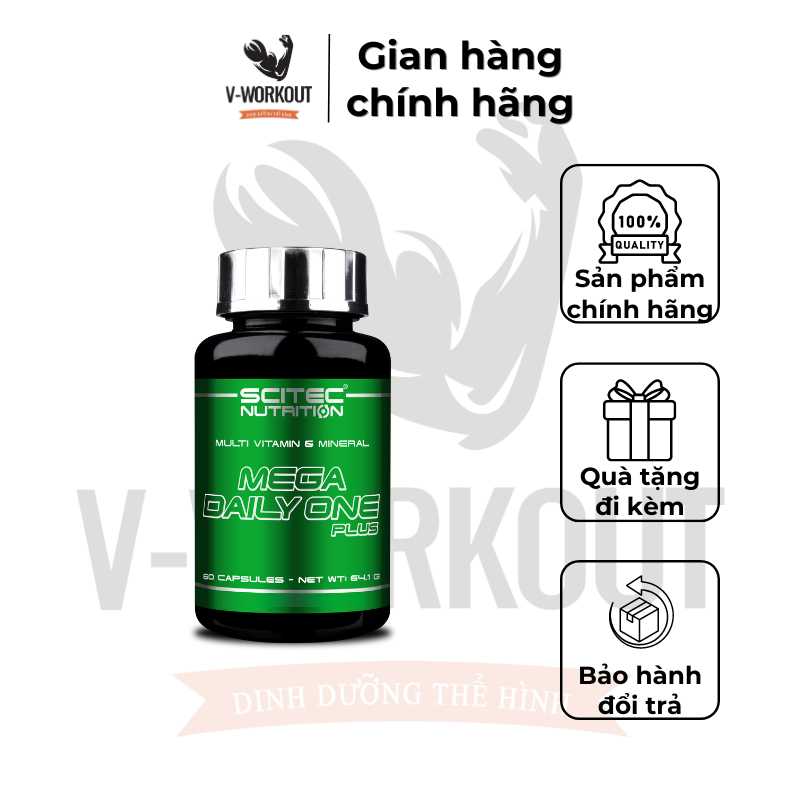 Multi Vitamin Mega Daily One Plus Scitec Nutrition lọ 60 Viên