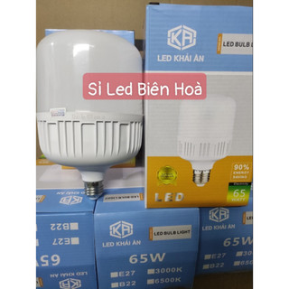 Bóng đèn led trụ 65w KA giá sỉ đường kính bóng phi 13.5cm