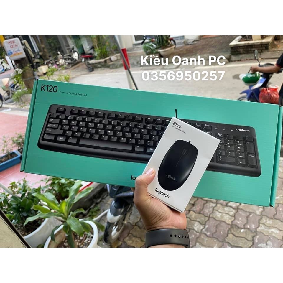 Chuột máy tính có dây Logitech B100