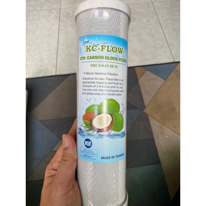 Bộ ba lõi lọc 10inch KC flow Nhập Khẩu Đài Loan.