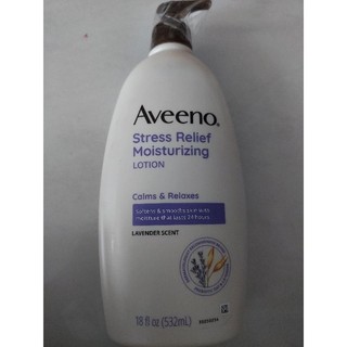 KEM DƯỠNG THỂ THƯ GIÃN AVEENO MẪU MỚI - Aveeno Stress Relief Moisturizing Lotion  532ML TỪ MỸ