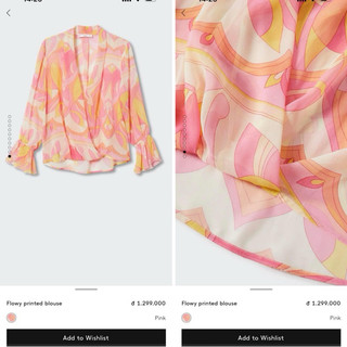 Áo sơ mi lụa Mango Auth giá sale