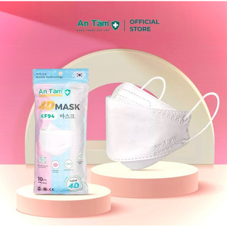 10 khẩu trang y tế 4 lớp 4d kf94.