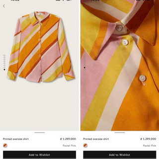 Áo sơ mi lụa Mango Auth giá sale