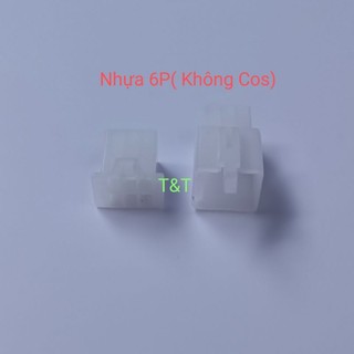 10 bộ giắc nhựa 6p dùng cos 2.8