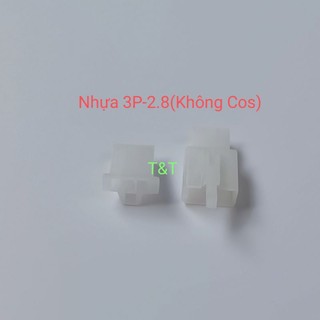 10 bộ giắc nhựa 3p dùng cos 2.8