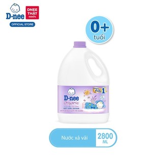 Nước xả Dnee bình tím 2800ml mềm vải mẫu mới