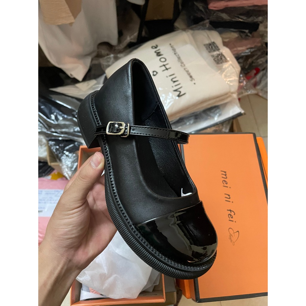 GIÀY LOLITA SIZE NHỎ 32 33 PHONG CÁCH VINTAGE CAO 4.5CM HÀNG QUẢNG CHÂU