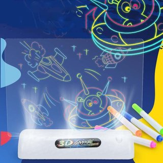 Tranh vẽ 3D huỳnh quang Magic Drawing Broad mới nhất 2023