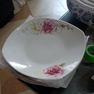 Đĩa sứ chữ nhật fi 18 cn