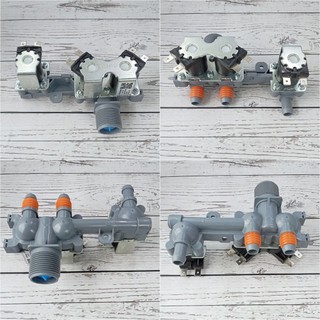 Van cấp nước máy giặt cho lg 3 cổng 12v màu xám