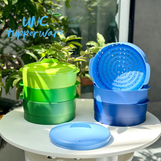 Xửng Hấp Tupperware Steam It 3 Tầng