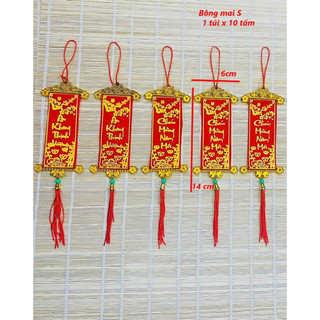 Combo 10 dây treo trang trí Tết, liễng nhung treo Tết mẫu mới nhất