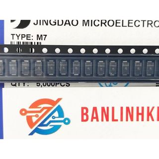 Diode chỉnh lưu m7 1n4007 1a 1000v do-214ac