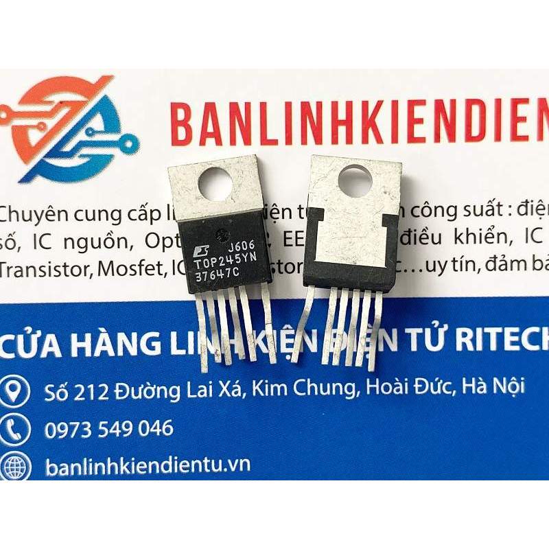 IC nguồn TOP245YN TOP245Y TOP245 245YN công suất 40W TO-220