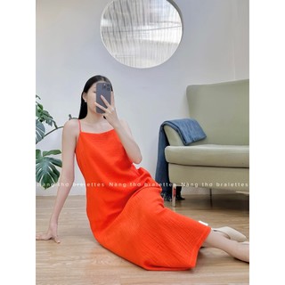 Đầm xô 2 dây form suông
