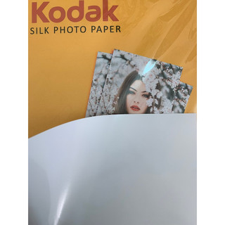 GIẤY IN ẢNH KODAK  LỤA SILK KHỔ A4 ,13X18