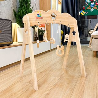 Kệ Chữ A Cho Trẻ Sơ Sinh Kệ Ngôi Sao Bằng Gỗ Hàng Việt Nam Giúp Bé Kích Thích Rèn Luyện Vận Động