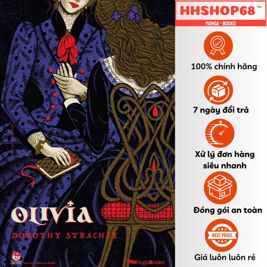 Sách - Olivia (Tặng kèm Postcard) - Dorothy Strachey - NXB Kim Đồng