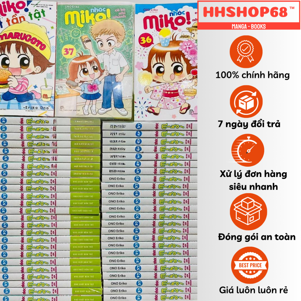 Truyện Tranh - Nhóc Miko! Cô bé nhí nhảnh tập 1 2 3 4 5 6 7 8 9 10 11 12 13 14 15 16 17 18 19 20 34 35 36 37 - NXB Trẻ