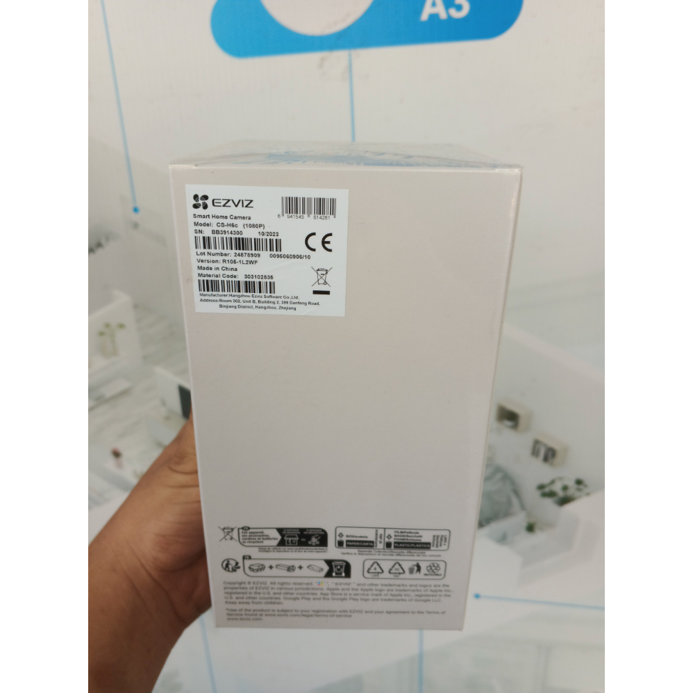 Camera Wi-Fi Ezviz 2M H6c Pro 1080P  / Tích hợp wifi + 5g + led trợ sáng + tuần tra
