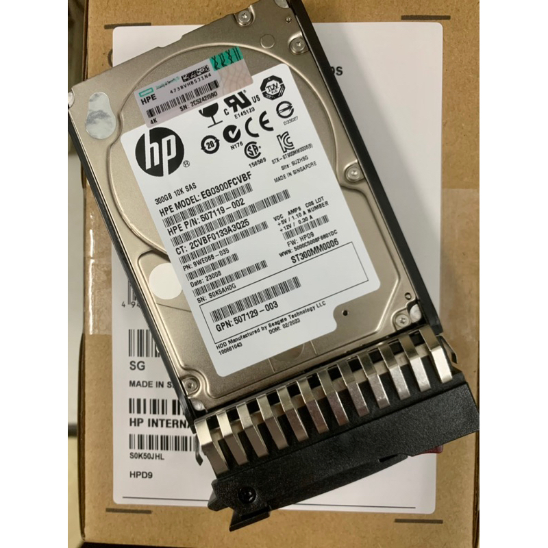 Ổ cứng dùng cho Máy chủ Server HDD HPE 300GB 10K 6G SAS 2.5 (507127-B21)
