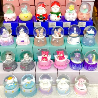 Quả Cầu Tuyết 7cm Dễ Thương Có Đèn Ảnh Thật Shop Chụp - Quà Tặng Pha Lê Dễ Thương