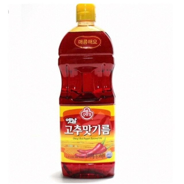 Dầu Ớt Ottogi 1,5Lit - Nhập Khẩu Hàn Quốc