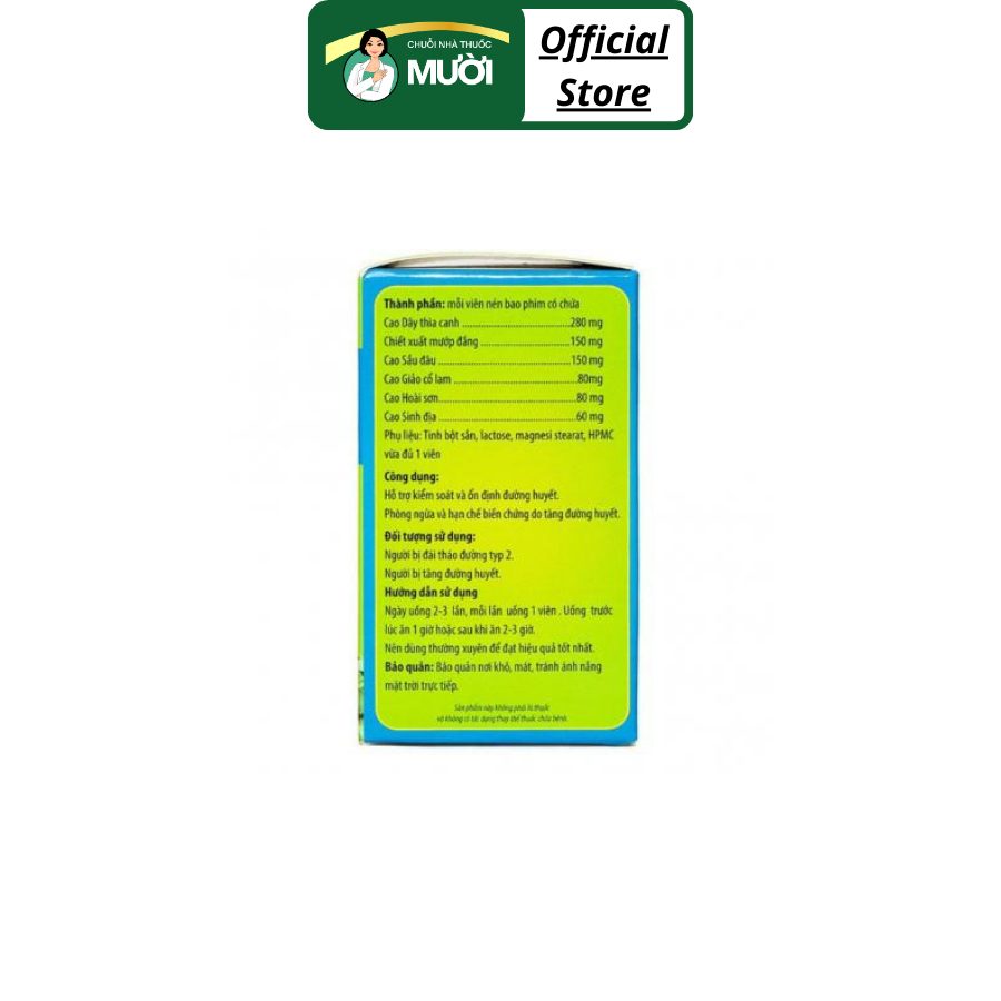 Viên uống T.Đ Kingphar kiểm soát đường huyết