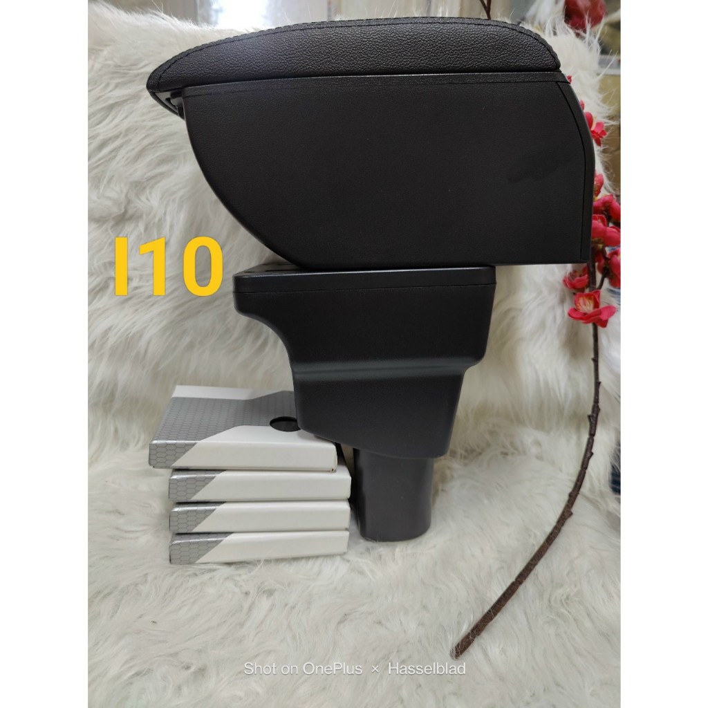 Hộp Tỳ Tay Xe GRAND I10 2016-2020, có cổng USB lắp đặt dễ dàng