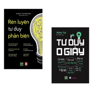 Sách -combo Rèn luyện tư duy phản biện + Tư Duy 0 Giây