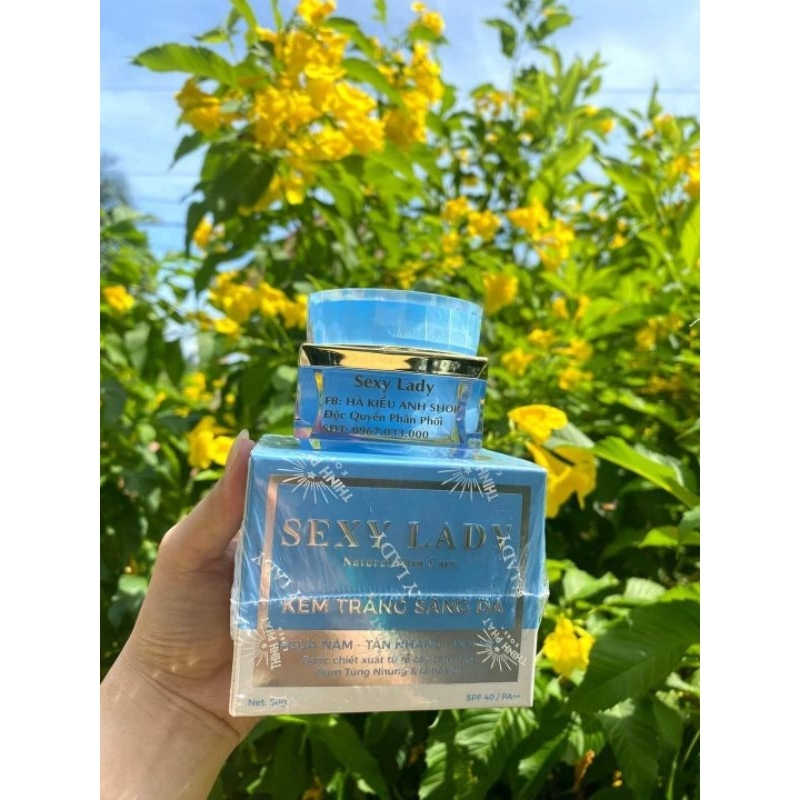 Kem Face Nám Trắng Sáng Da Sexy Lady Hà Kiều Anh