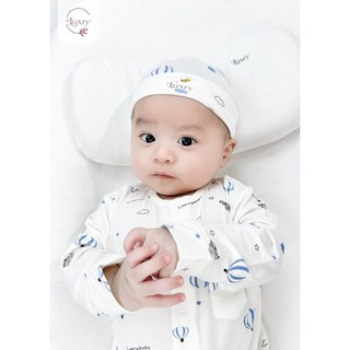Body dài tay cho bé sơ sinh họa tiết dễ thương - chất liệu vải sợi tre thương hiệu Luxry phù hợp cho bé dưới 10kg
