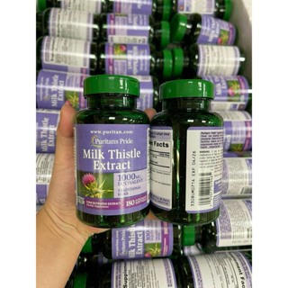 Viên uống hỗ trợ bổ gan, giải độc gan Milk Thistle Extract 1000mg Puritan