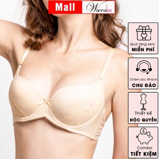 Áo ngực mút mỏng WANNABE AN315 áo chíp cúp lớn gọng nâng đỡ gọn gàng dành cho trái ngực quá cỡ