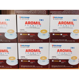 Cà phê Bùi Văn Ngọ - cà phê hòa tan 3 in 1 aromil original 240gr