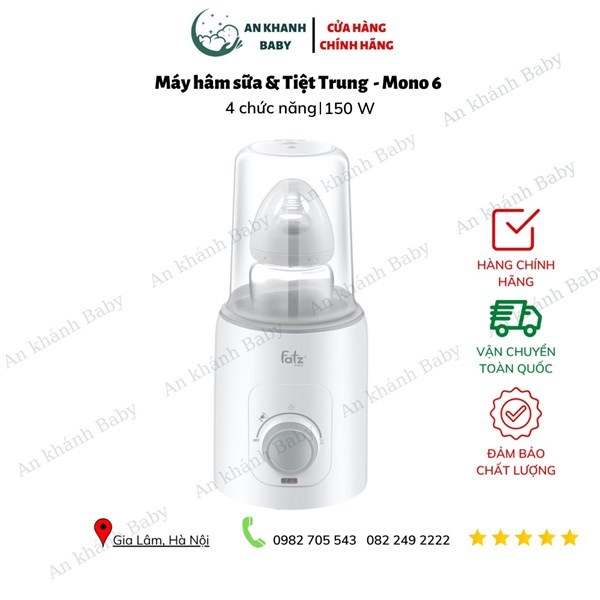 Máy hâm sữa & tiệt trùng điên tử FATZ baby Mono 2-FB3002SL/ Mono 6-FB3001TN/ Mono 7-FB3010TN