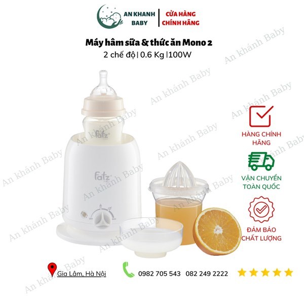 Máy hâm sữa & tiệt trùng điên tử FATZ baby Mono 2-FB3002SL/ Mono 6-FB3001TN/ Mono 7-FB3010TN