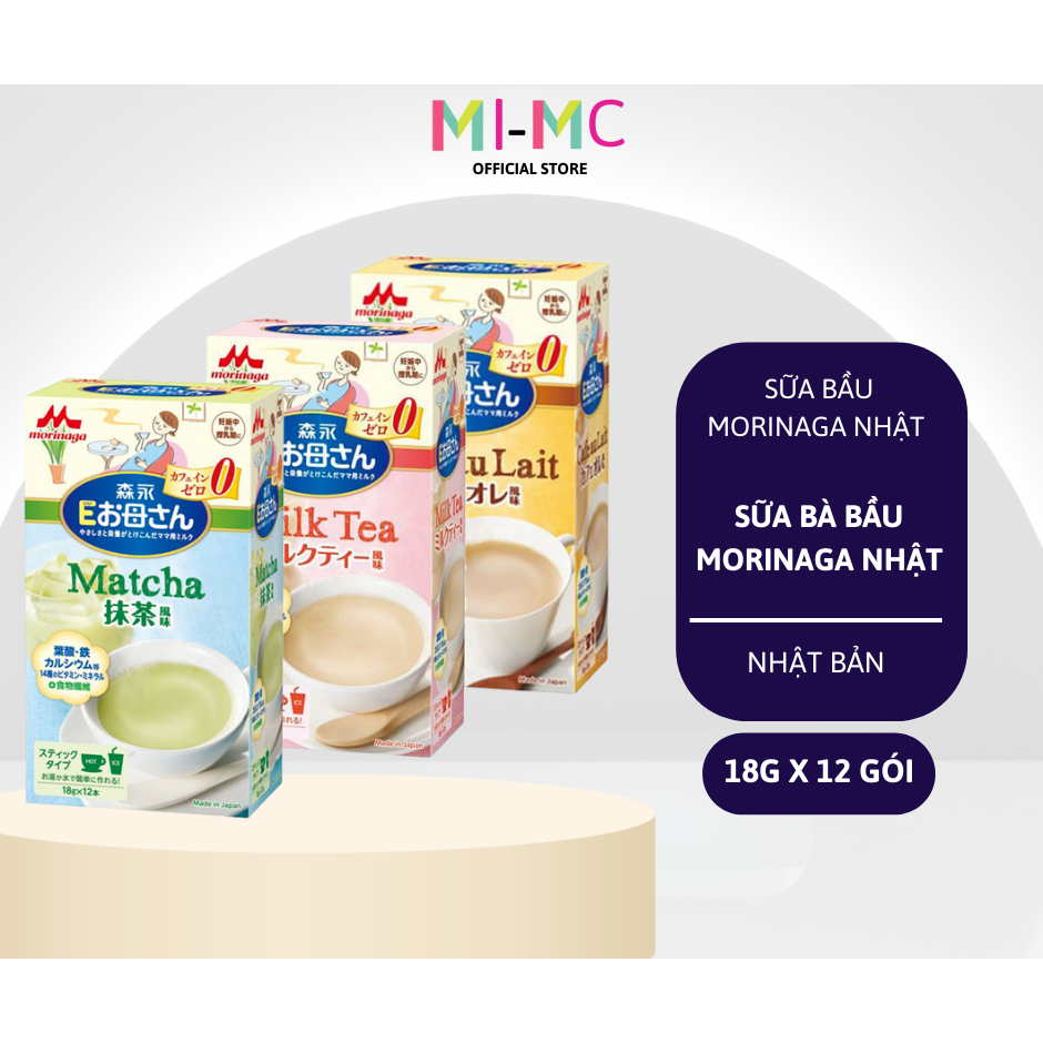 Sữa bầu Morinaga Nhật Bản, sữa cho bà bầu Nhật Bản 12 gói x 18g Tốt cho sức khỏe