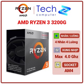 Cpu amd ryzen 3 3200g new box bảo hành 3 năm