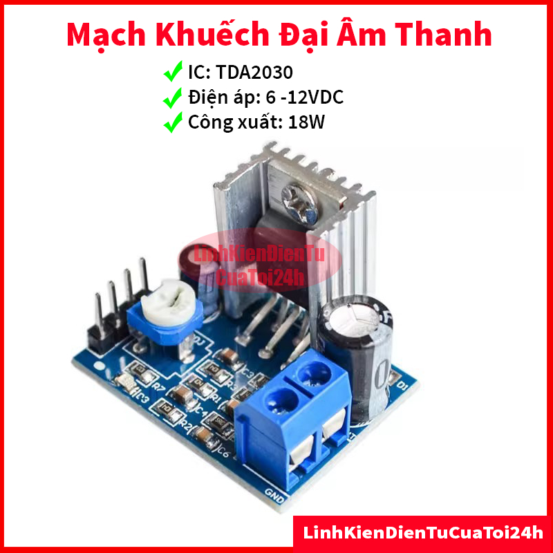 Mạch Module Khuếch Đại Âm Thanh TDA2030A - TDA 2030