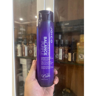 Dầu xả Joico cân bổ sung sắc tố tím và khử ánh vàng cho tóc nhuộm Tone lạnh Balance Purple Conditioner 300ml