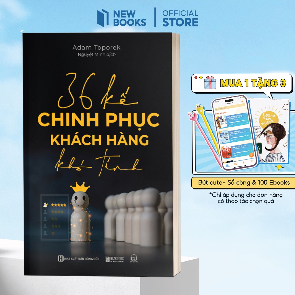 Sách - 36 Kế Chinh Phục Khách Hàng Khó Tính Phát Triển Nghề Nghiệp Bizbooks
