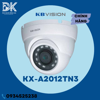 Camera ip poe trong nhà 2.0mp kbvision kx-a2012tn3 vỏ kim loại, bảo hành chính hãng