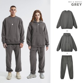 Sét Bộ Hoodie Nỉ  Bassic Đơn Giản lịch Sự, Chất Liệu Nỉ Ngoại Trơn Mềm Mịn Dày Dặn Đồ Ấm Thu Đông 2023