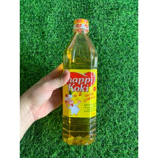 Dầu ăn cao cấp Happy KoKI chai 1lit