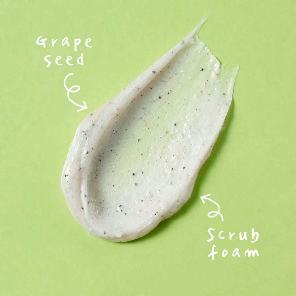 Sữa Rửa Mặt Kiểm Soát Lỗ Chân Lông Nho Xanh Frudia Green Grape Pore Control Scrub Cleansing Foam minisize