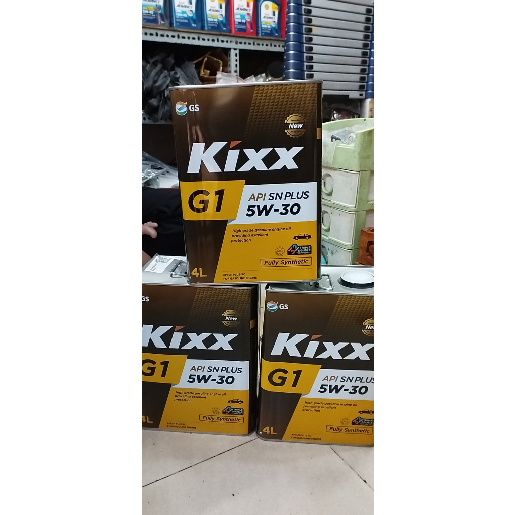 Nhớt Kixx ÔTÔ G1 5W-30 API SN PLUS Tổng Hợp Toàn Phần Can 4L